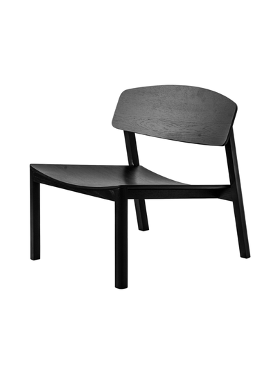 Halikko lounge tuoli musta