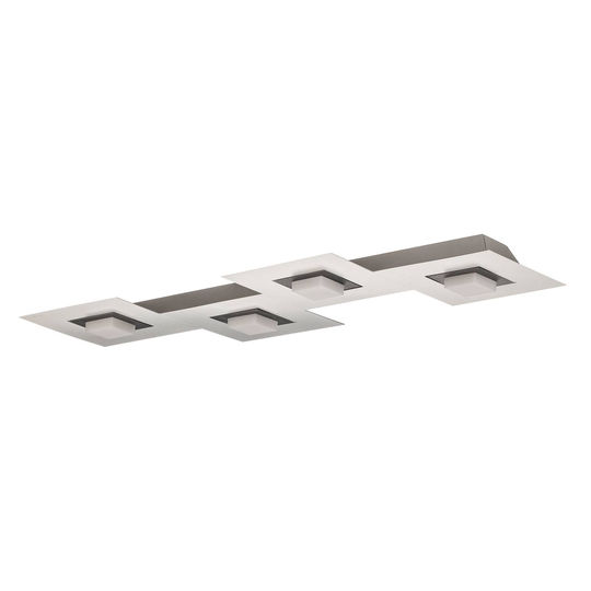 GROSSMANN Karree 4 valoa 80x30cm alumiini titaani
