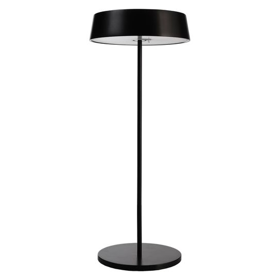 LED-pöytävalo Miram, akku, himmennettävä, musta
