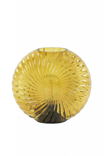 Table lamp LED 16,5x7x16,5 cm MILADO glass ocher yellow (Keltainen)