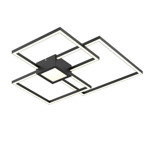 Lindby Duetto -LED-kattovalaisin antrasiitti, 38 W