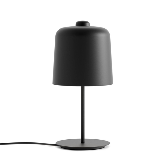 Luceplan Zile-pöytälamppu mattamusta, korkeus 42cm