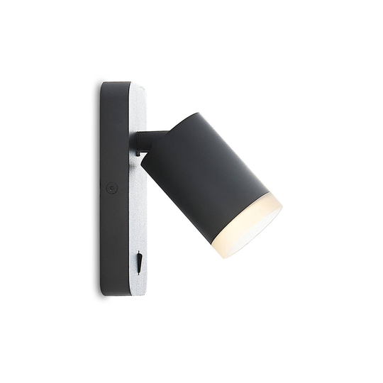 Arcchio Efilius -spotti kulmikas musta 1-lamp.