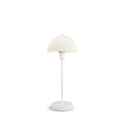Table lamp Vienda white / glass (Valkoinen)