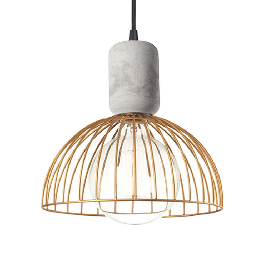 LEDS-C4 Contrast -riippuvalo Ø 247 sementti/kulta