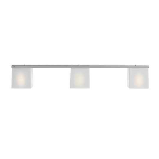 Fabbian Cubetto -kattovalaisin 3-lamp. valkoinen