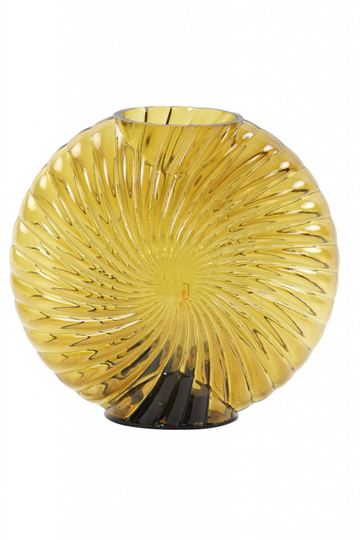 Table lamp LED 20x9x20 cm MILADO glass ocher yellow (Keltainen)