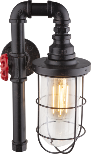 Bayuda wall lamp (Musta)