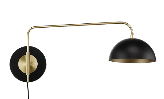 Milan wall light (musta)