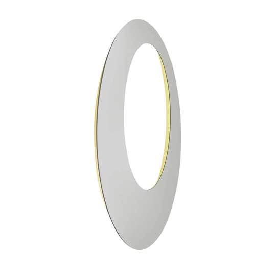 Escale Blade Open -LED-seinävalaisin hopea Ø 95 cm
