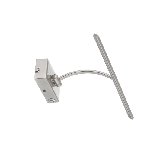 LED-seinävalaisin Matisse, leveys 45 cm, hopea