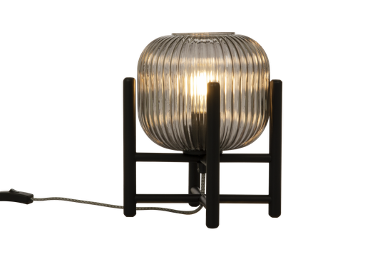 WIN table lamp small, black / smoke (Musta)