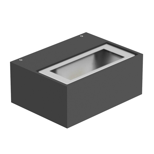 LED-ulkoseinälamppu Orion H M down antrasiitti 840
