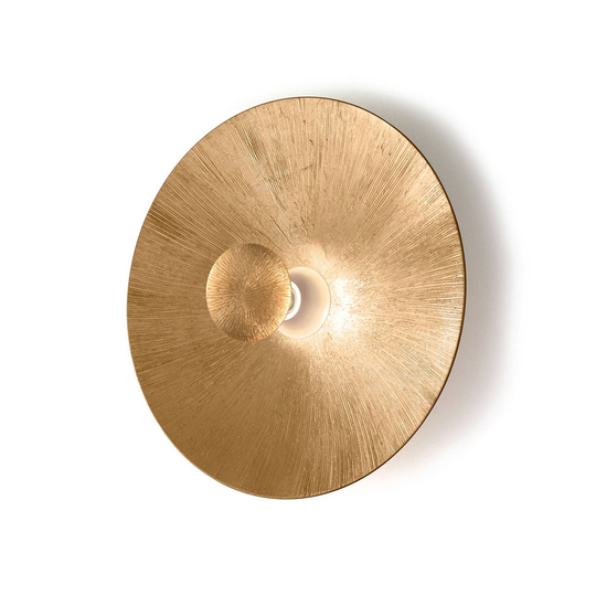 Seinävalaisin Moon Sun, Ø 54 cm, kulta