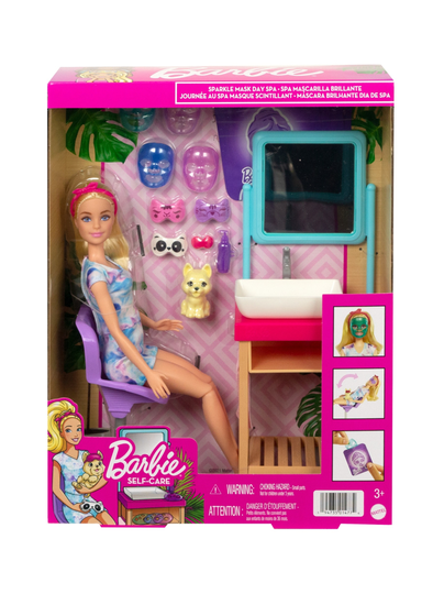 Mattel barbie leikkisetti päivä kauneushoitolassa