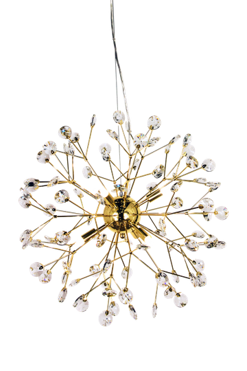 Viva ceiling light chrystal (Brass / Kulta)