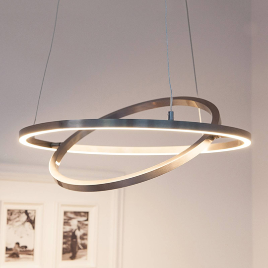 LED-riippuvalaisin Lovisa kahdella LED-renkaalla