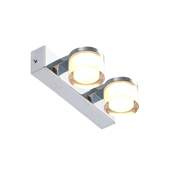Arcchio Kejan -LED-seinävalaisin 2-lamp. leveä