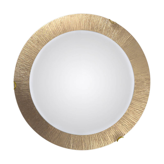 Seinävalaisin Moon Sun, kulta, Ø 50 cm